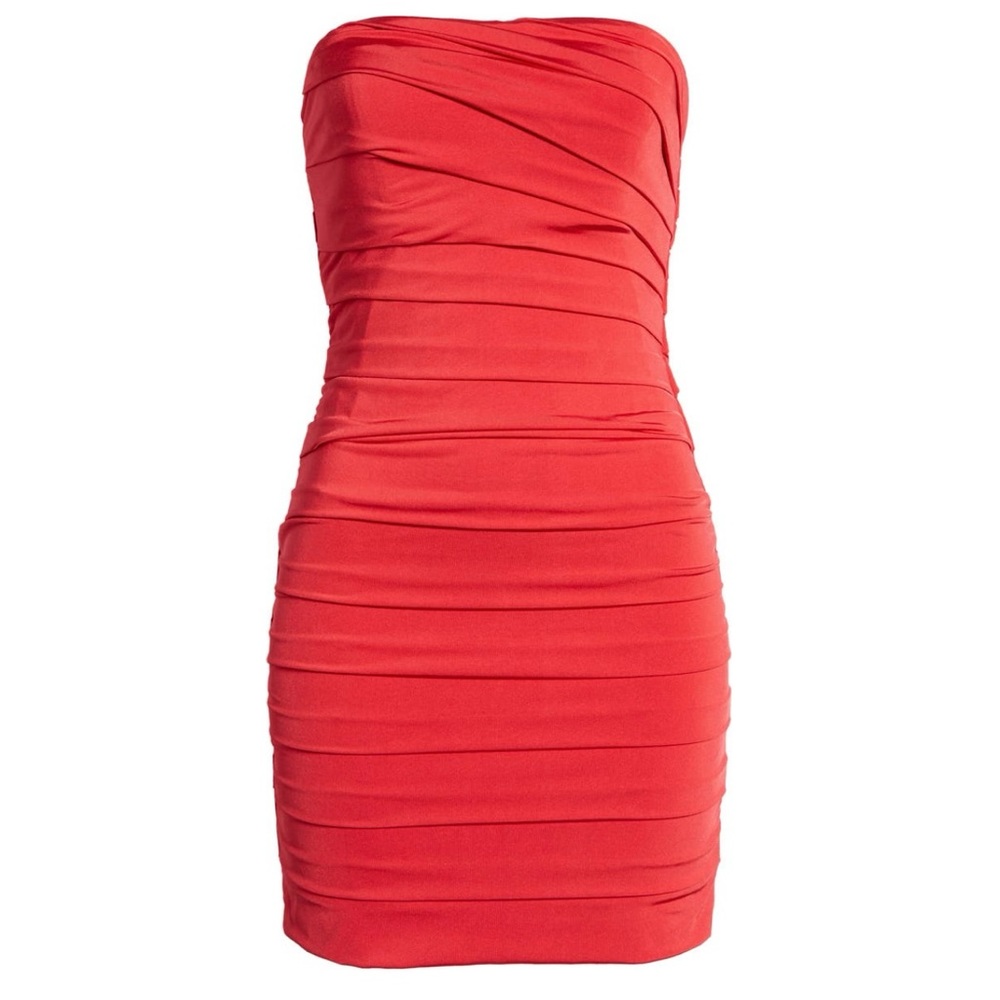 Speechless Strapless Body-Con Red Minidress, Size XL
